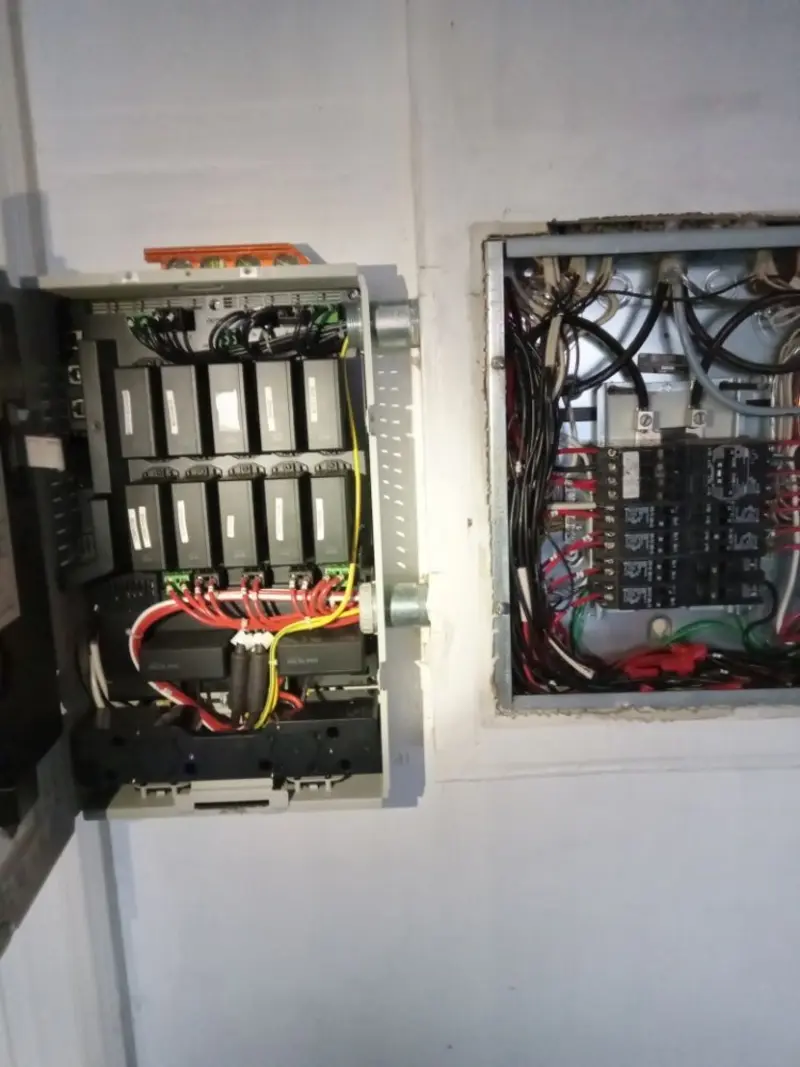 Electrical panel upgrade completed for Security Camera Wiring in West Hazleton